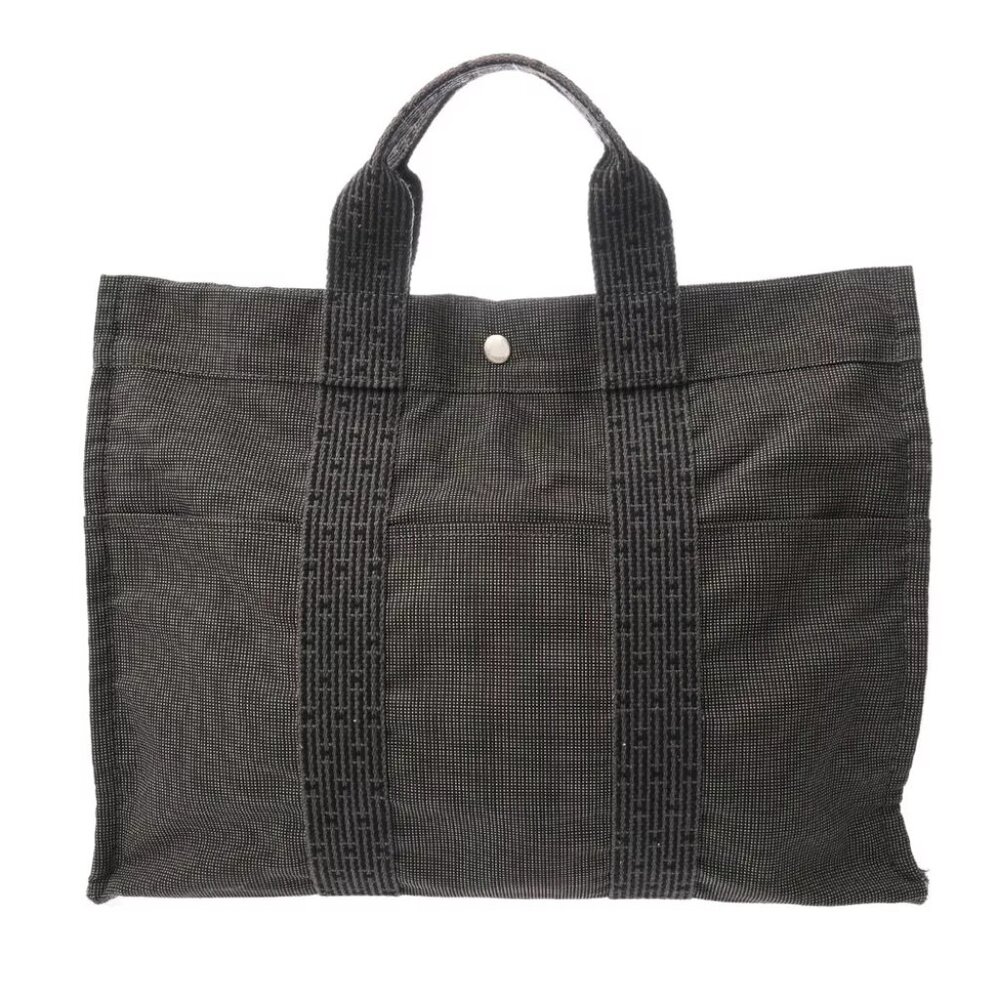 HERMES Her Line MM old model gray tote bag